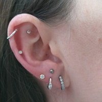 Nordik Piercing: Piercing flat
