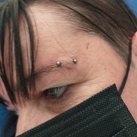 Nordik Piercing: Piercing arcade horizontal